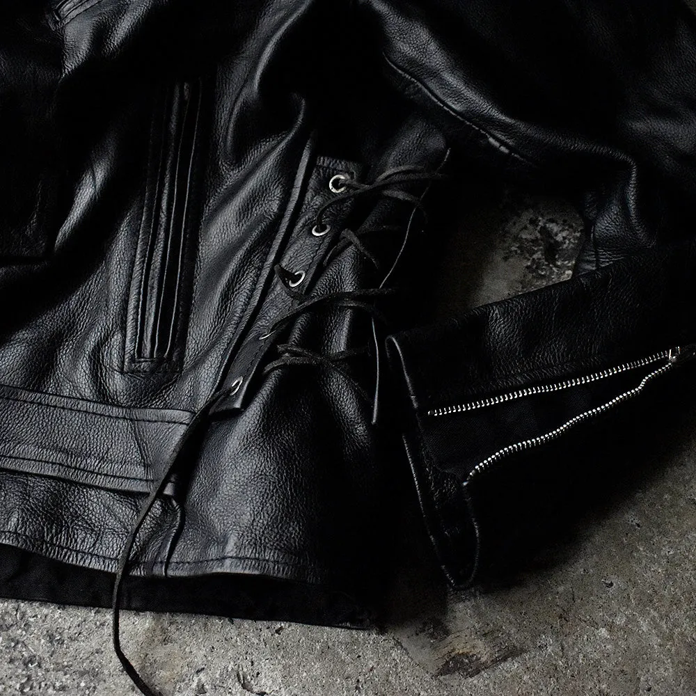 90's～ big size！ Milwaukee Leather レザー ライダースジャケット ミントコンディション 231119H