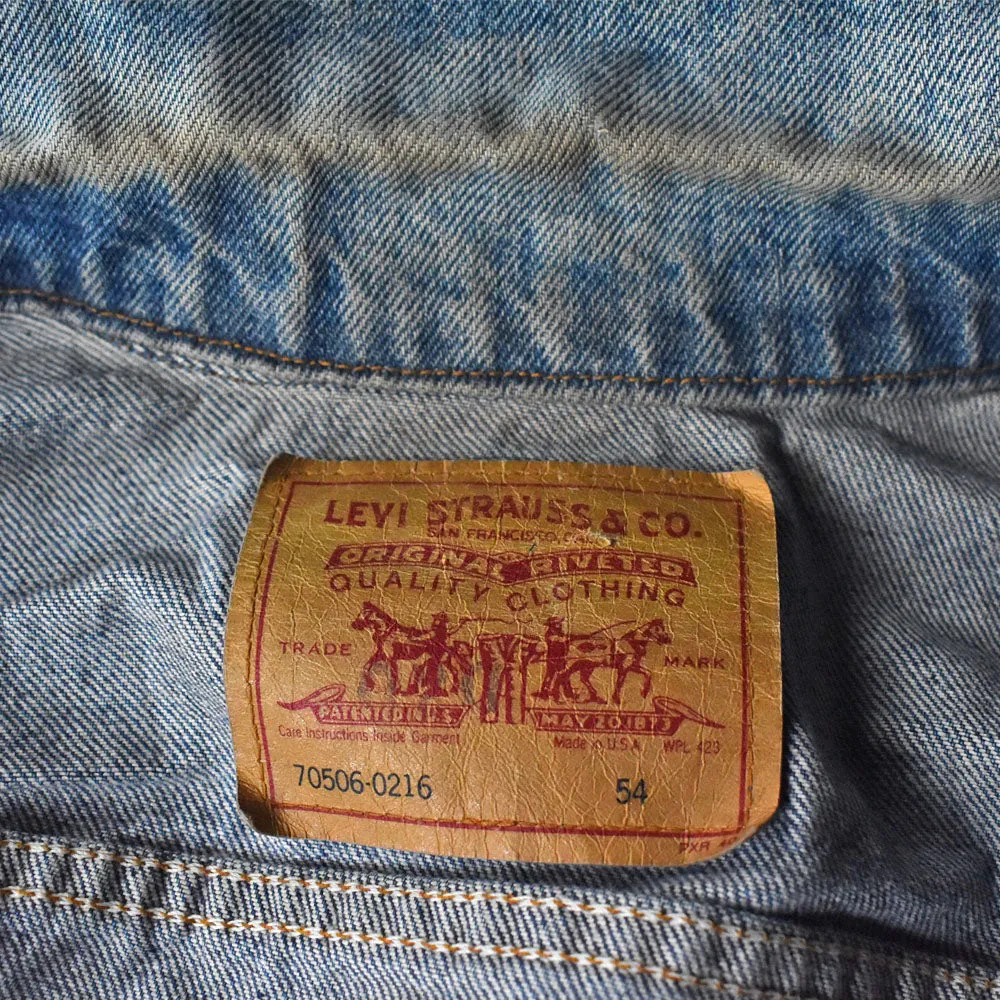 90’s Levi's 70506-0216 54サイズ！ デニムジャケット USA製 240406