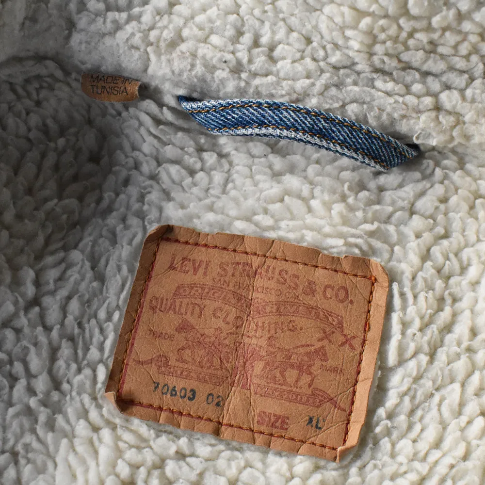 90’s Levi's 70603-0214 デニムボアジャケット EURO製 240215
