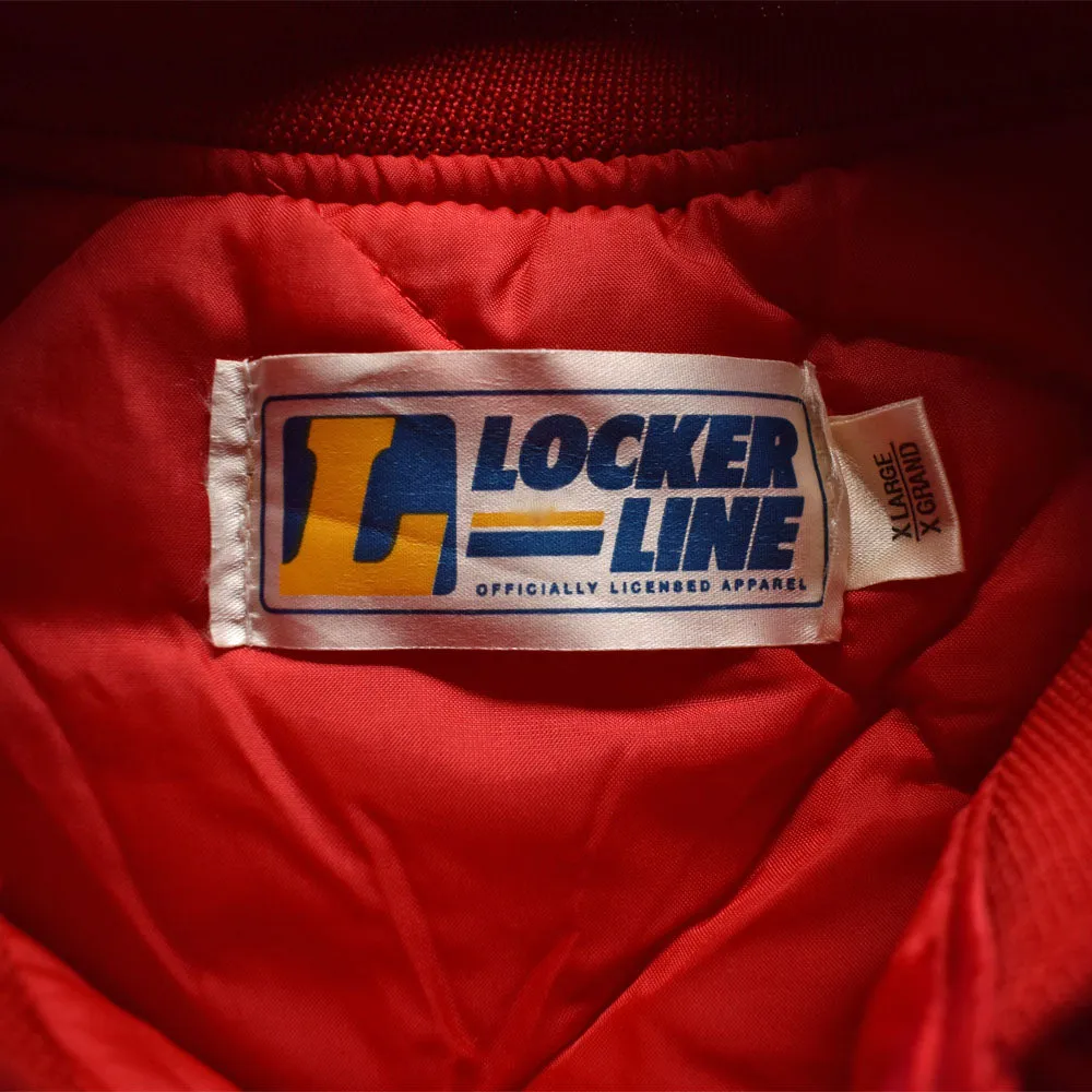 90’s デッドストック！ “NHL Chicago Blackhawks” スタジャン アワードジャケット 230107