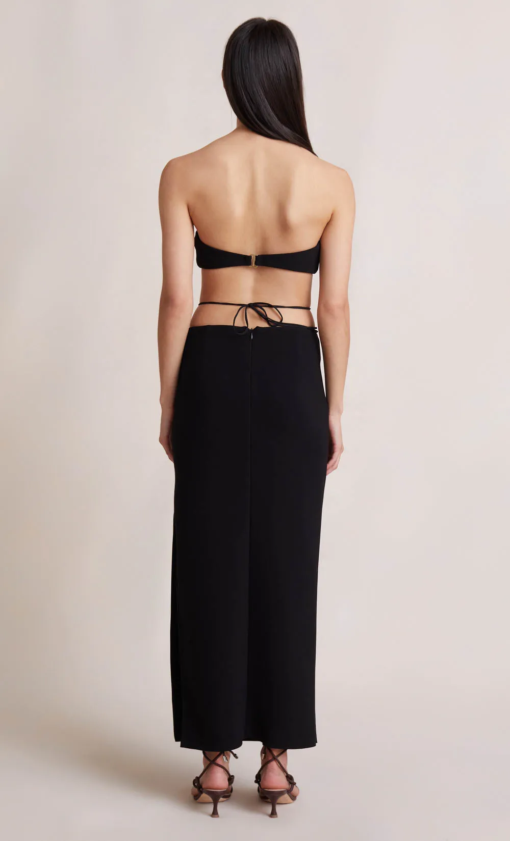 ADELE CROP TOP - BLACK