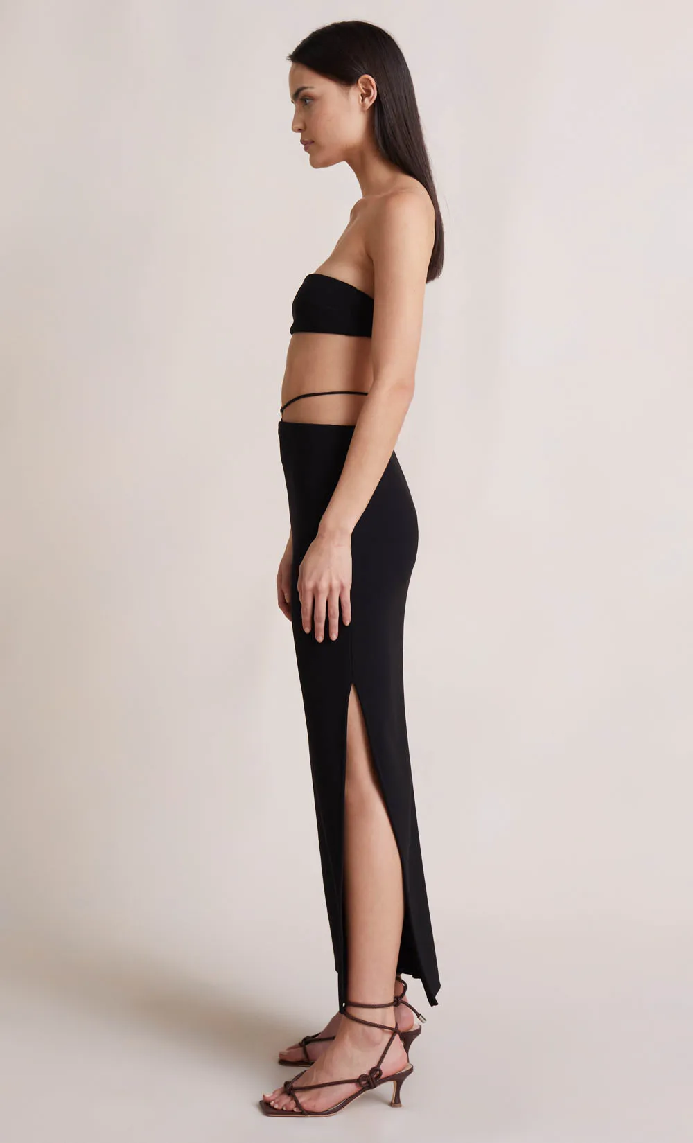 ADELE CROP TOP - BLACK
