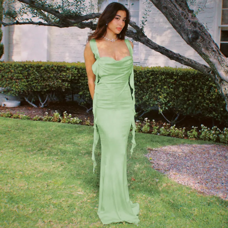 Adina Summer Backless Maxi Dress