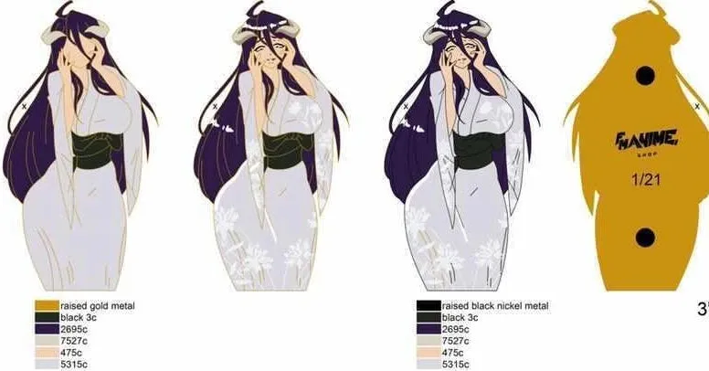 Albedo Kimono Gold Variant PIN