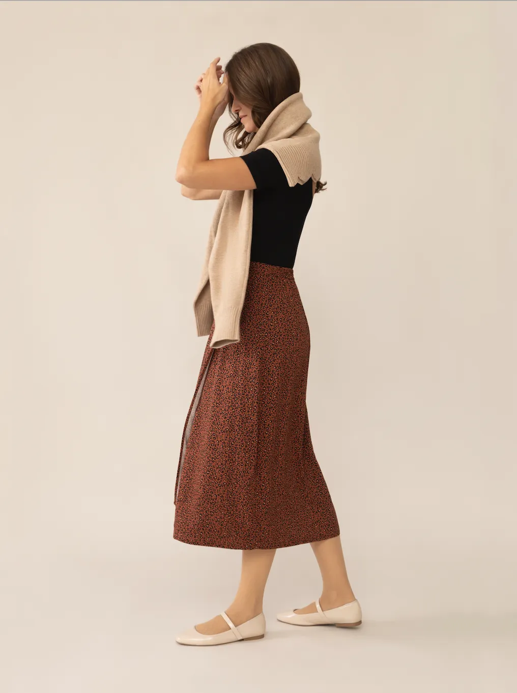 Anaïs Wild Flowers Wrap Skirt