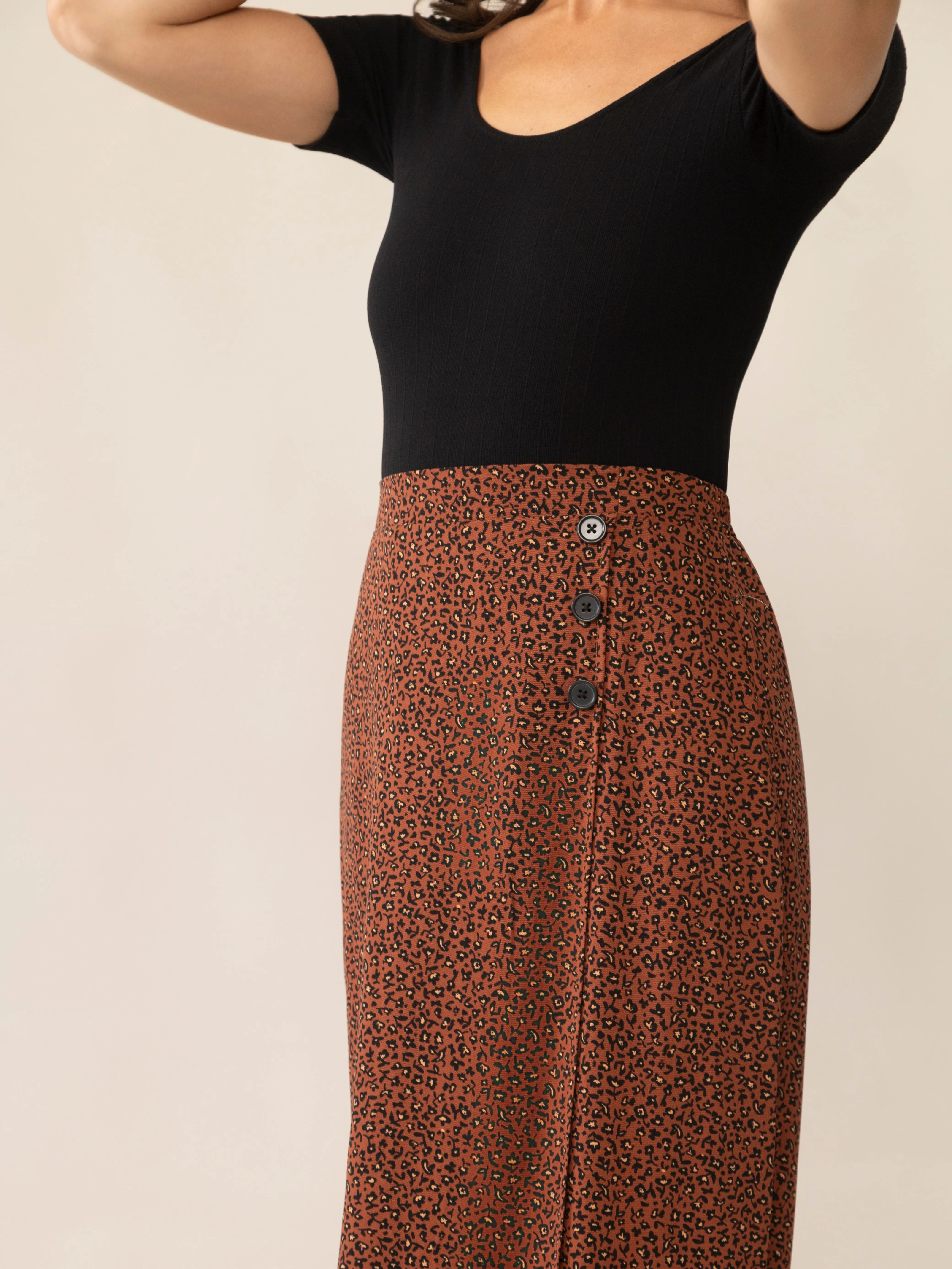 Anaïs Wild Flowers Wrap Skirt