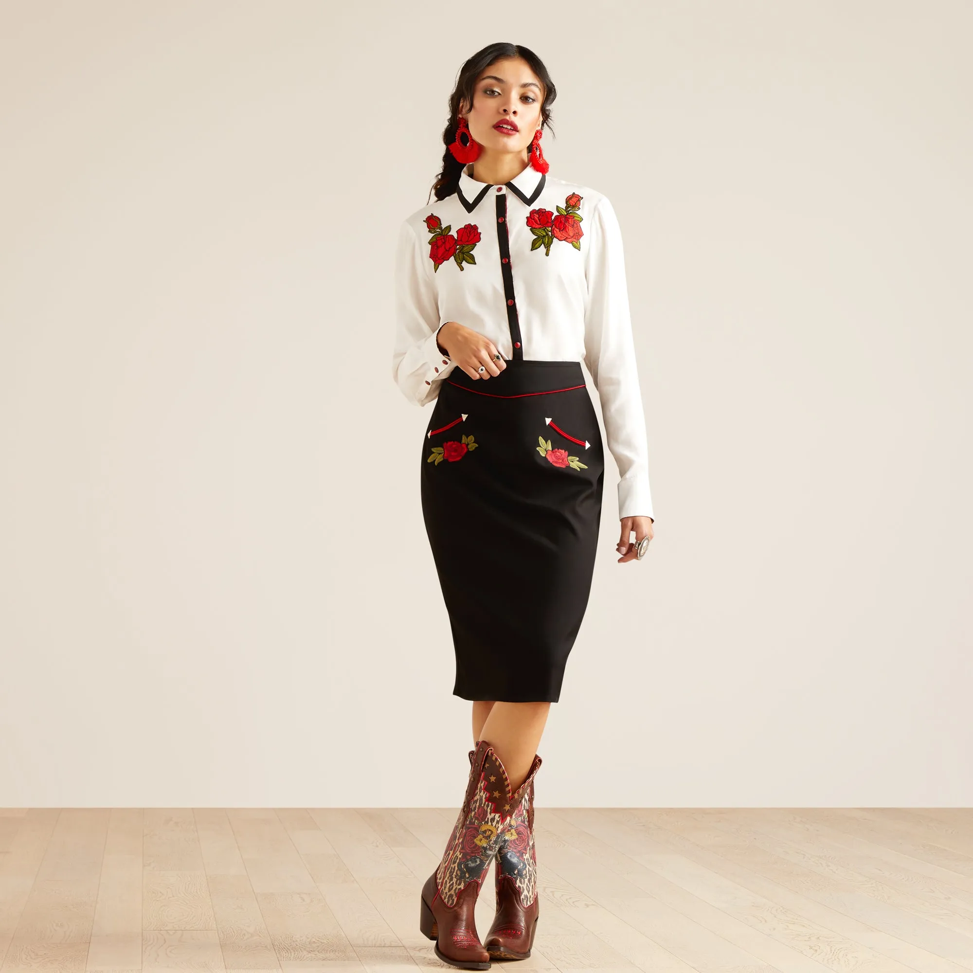 Ariat Ladies 10048673 Rodeo Quincy Skirt Limited Edition