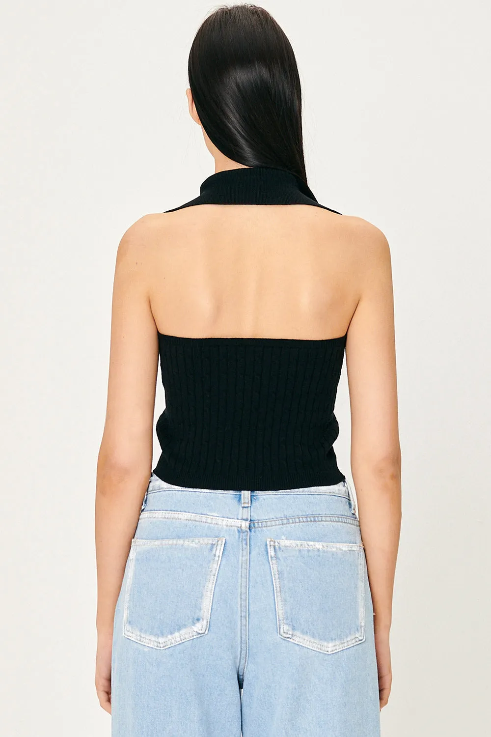 Avery Knitted Halter Neck Top