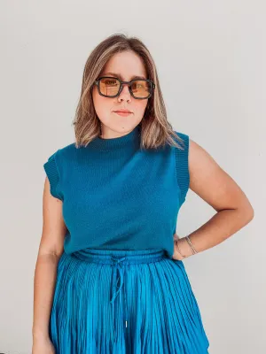 Azul Knit Top