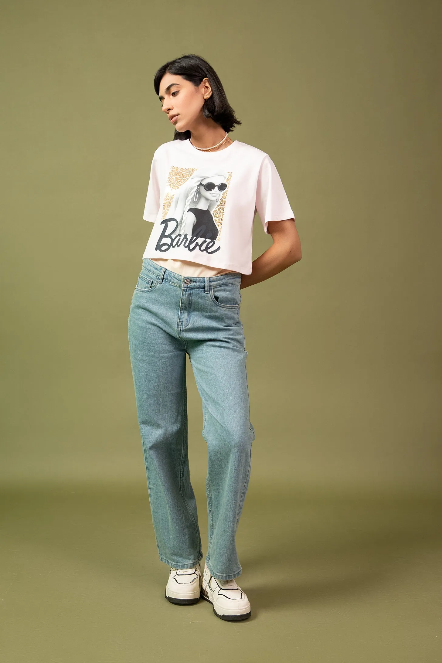BARBIE EMBELLISHED TEE
