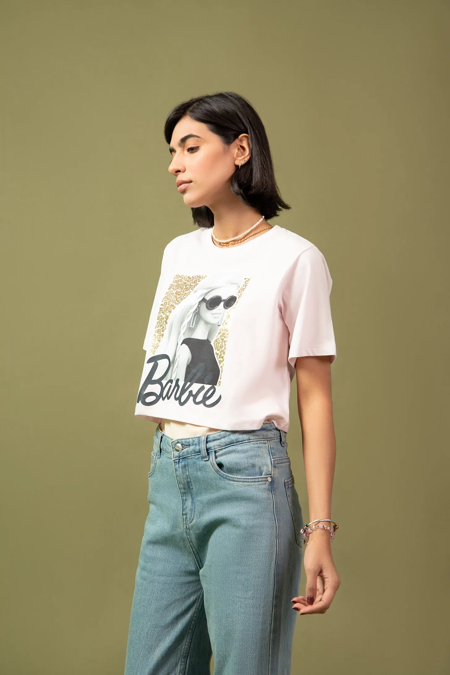 BARBIE EMBELLISHED TEE