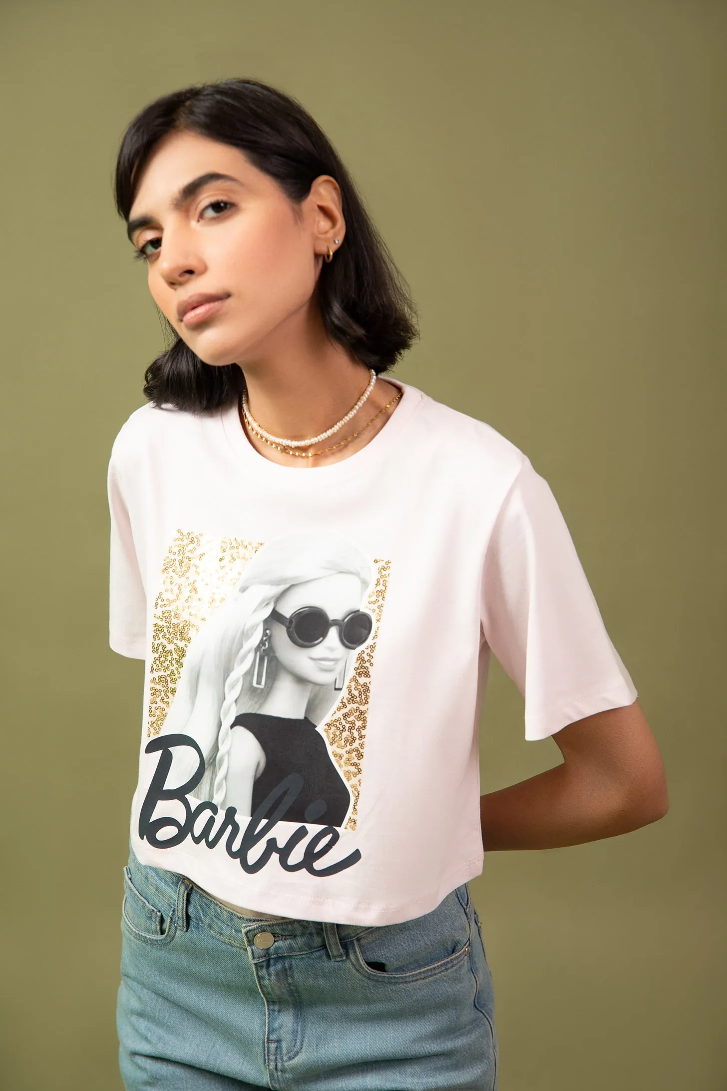 BARBIE EMBELLISHED TEE