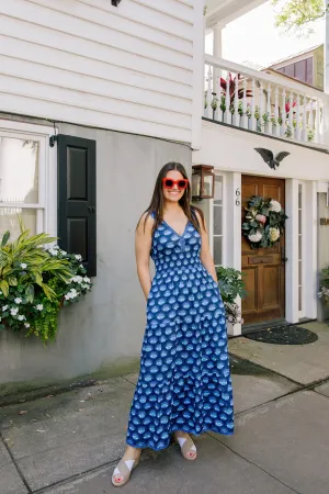 Beaufort Tie Top Maxi in Eye Print