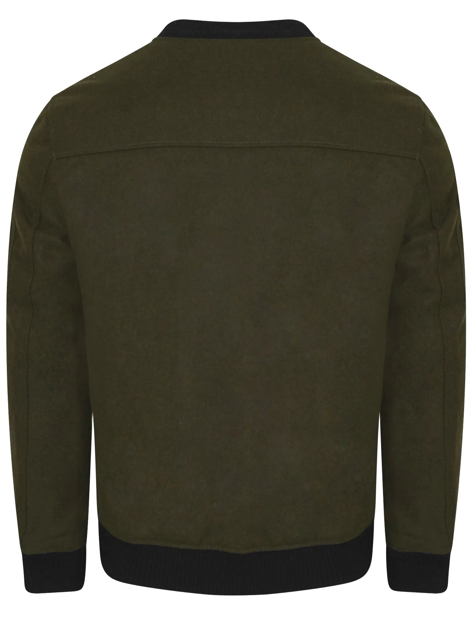 Begonia Wool Blend Bomber Jacket in Khaki - Dissident