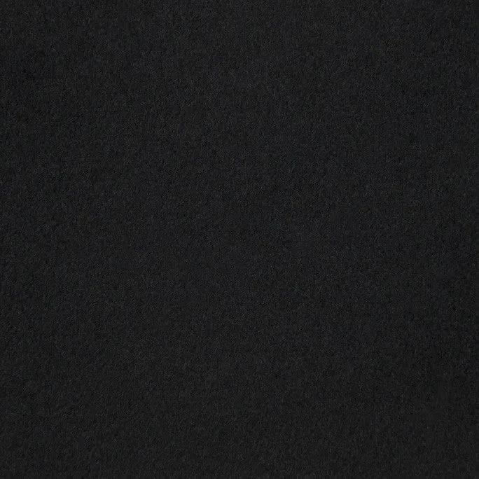 Black Virgin Wool Coating Fabric 963