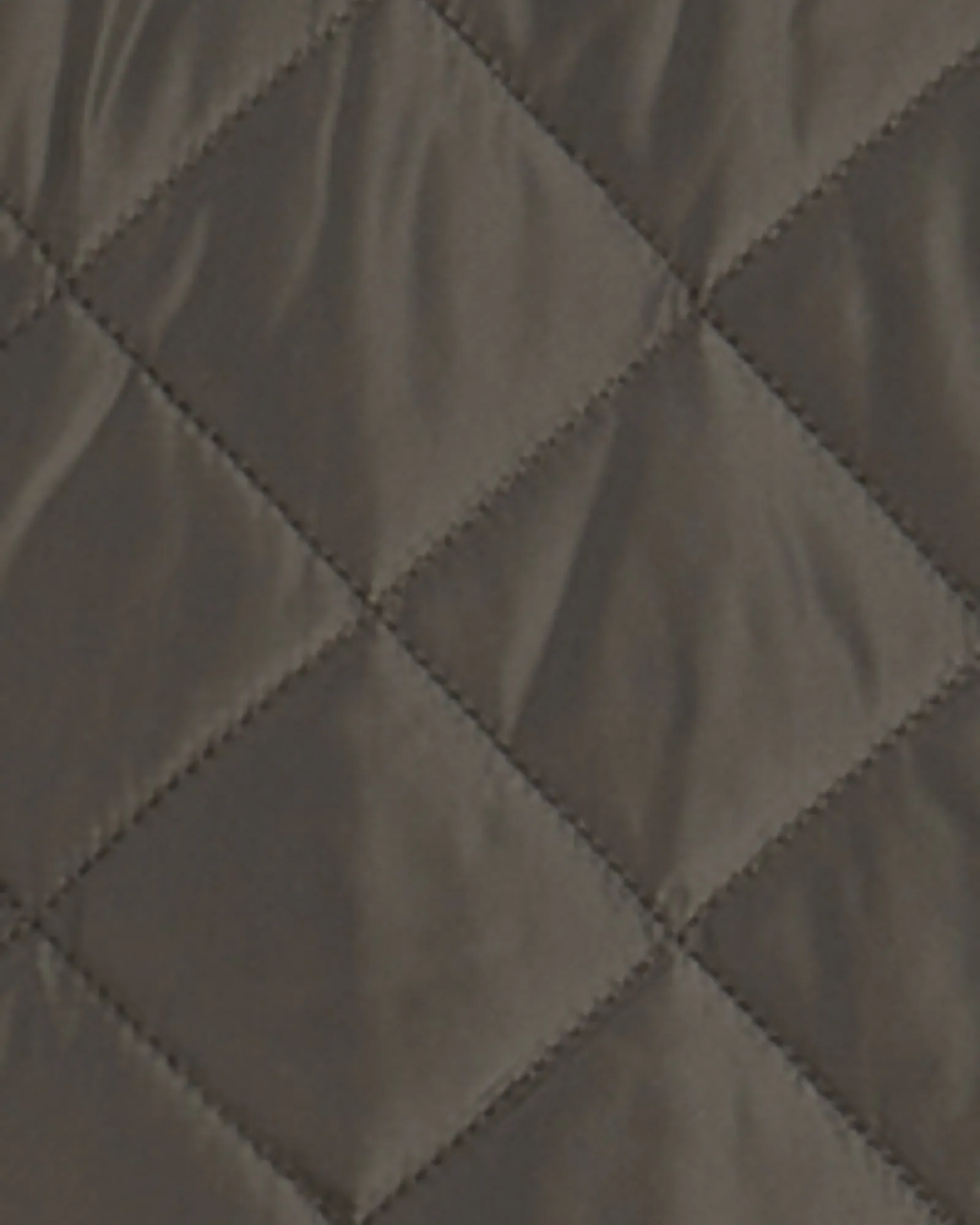 Blake Quilted Peacoat | Forest Green / Black