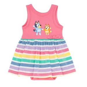 Bluey Graphic Skater Dress with Bodysuit