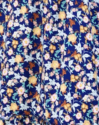 Boho Floral Empire Waist Paisley Print Maxi Dress | Black