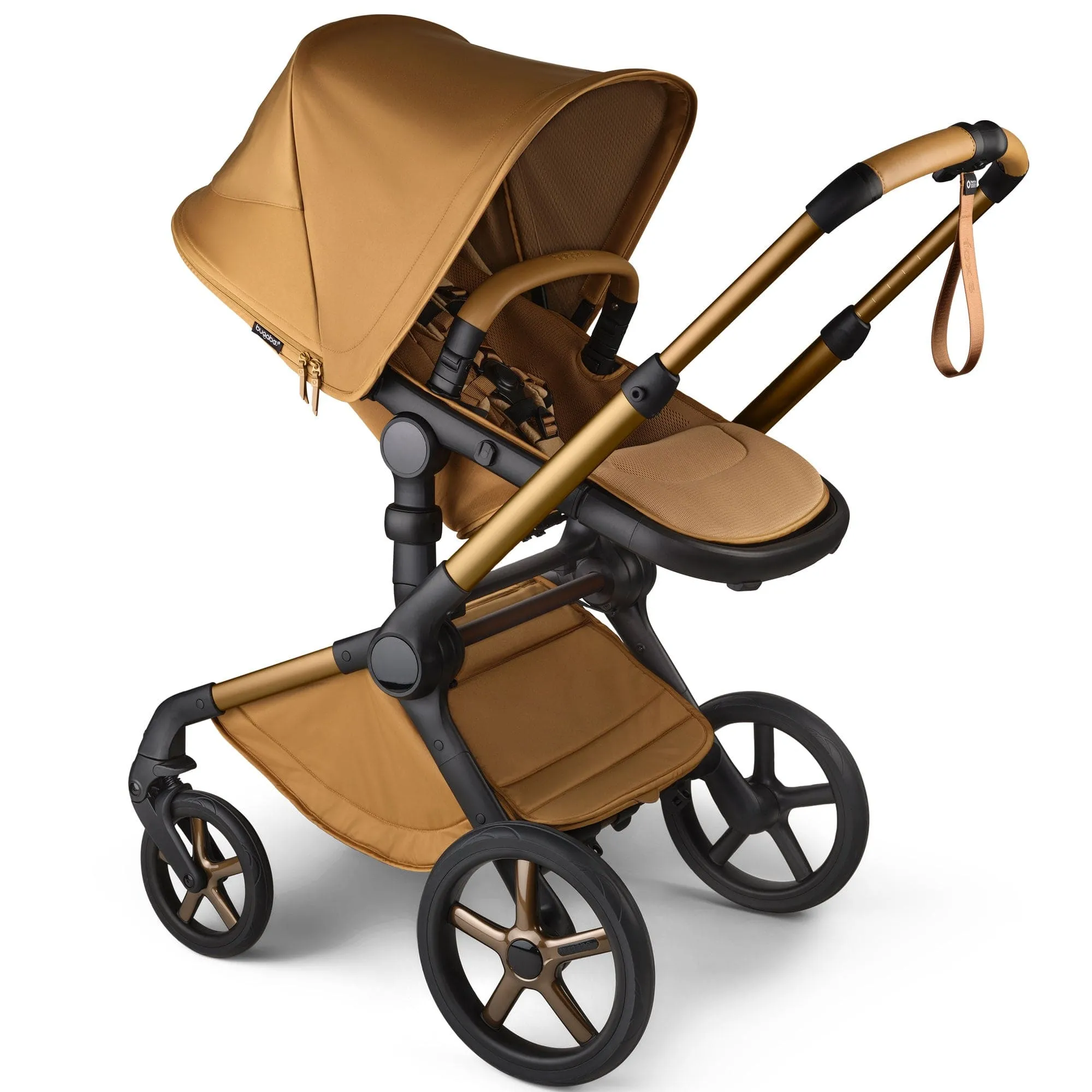 Bugaboo Fox 5 Noir Maxi-Cosi Travel System in Amber Glow