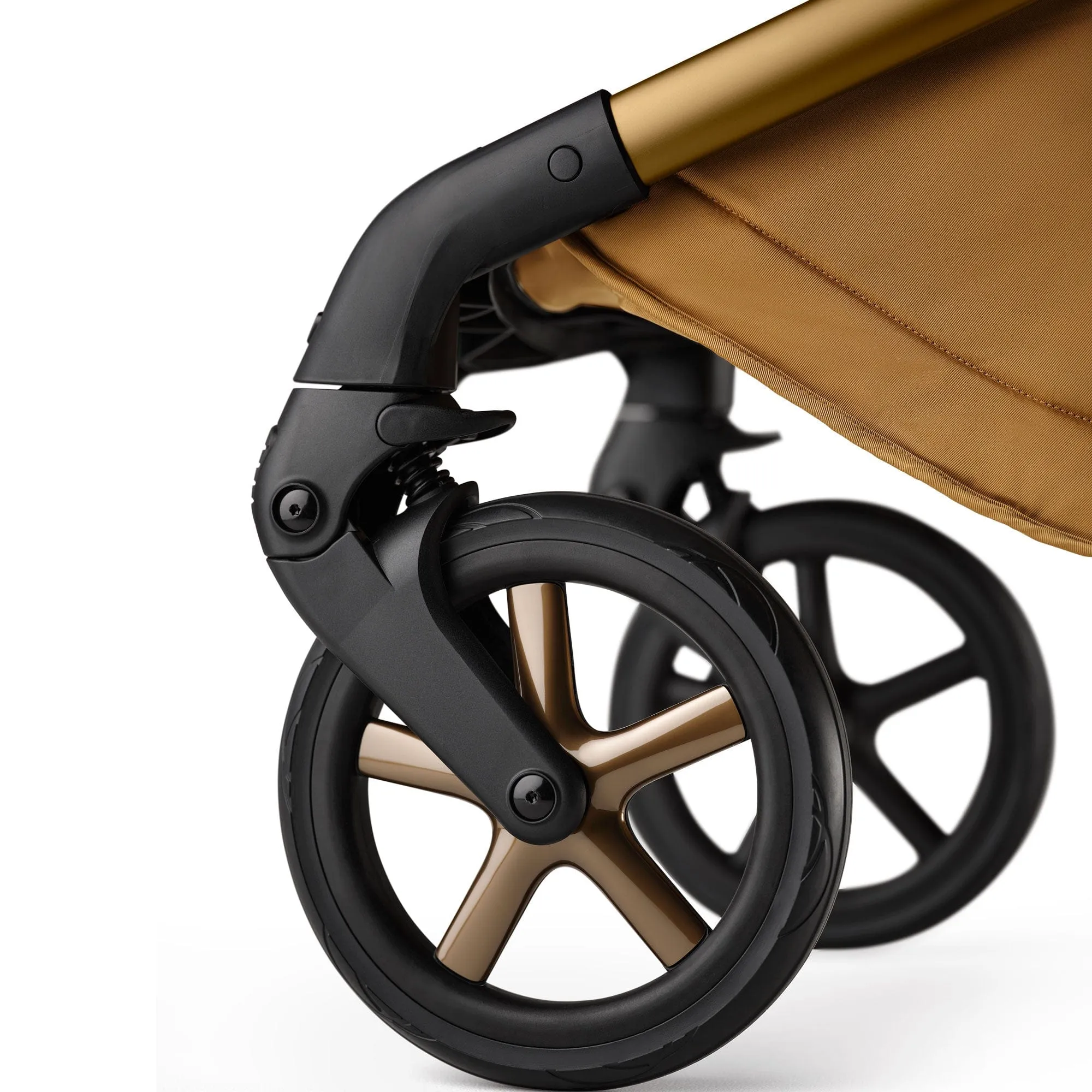 Bugaboo Fox 5 Noir Maxi-Cosi Travel System in Amber Glow