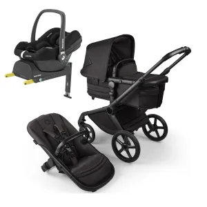 Bugaboo Fox 5 Noir Maxi-Cosi Travel System in Black Moonlight