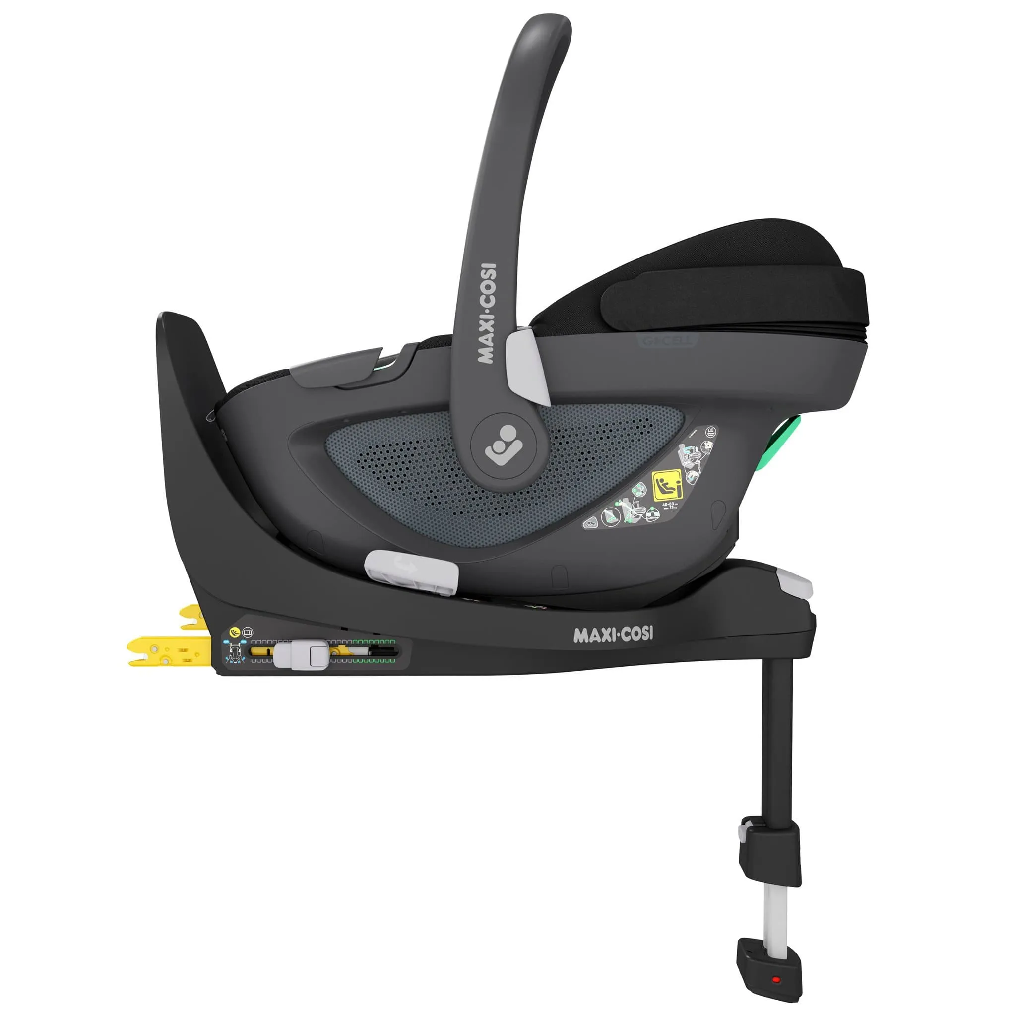 Bugaboo Fox 5 Noir Maxi-Cosi Travel System in Midnight Green
