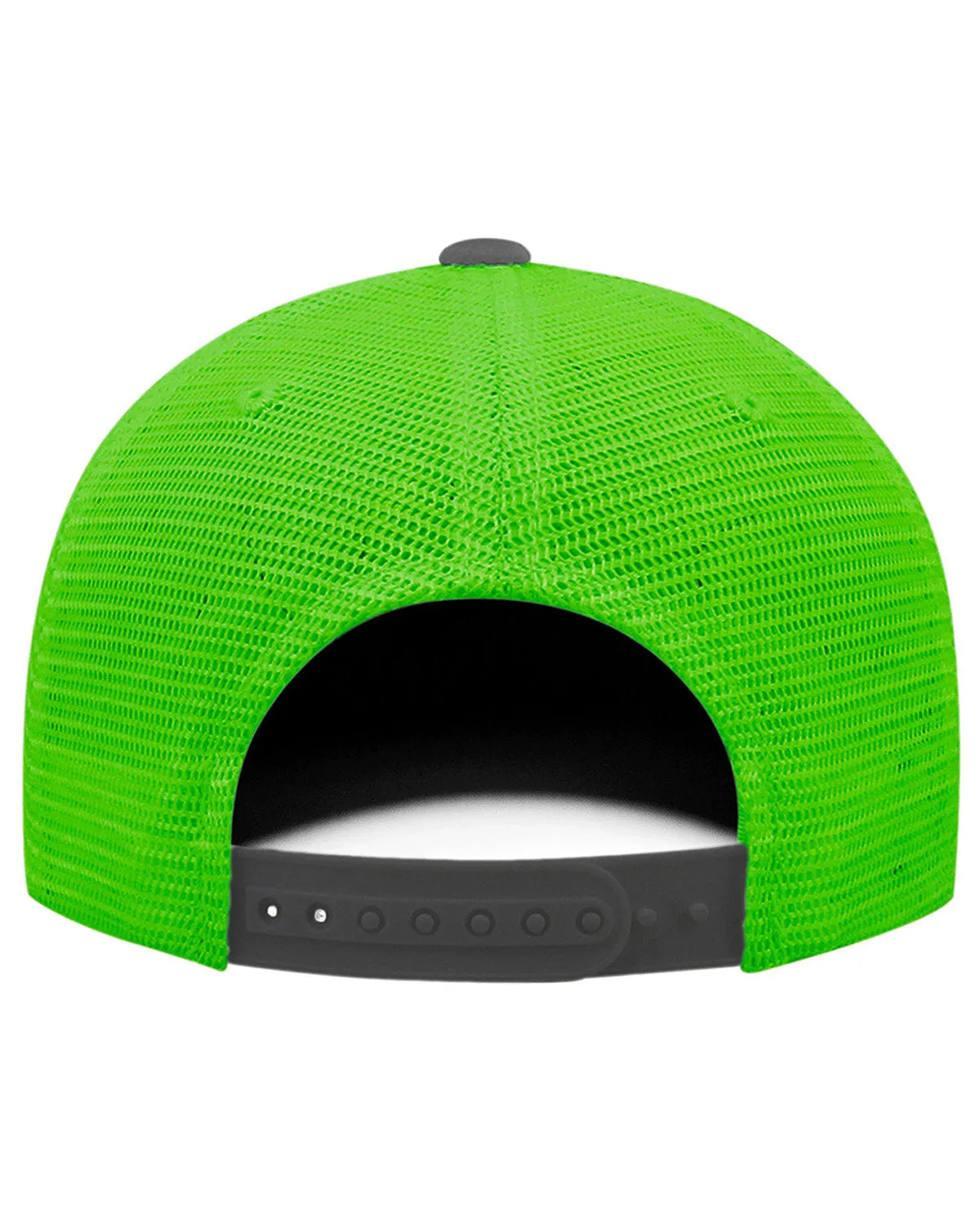 Charcoal and Neon Green Snapback