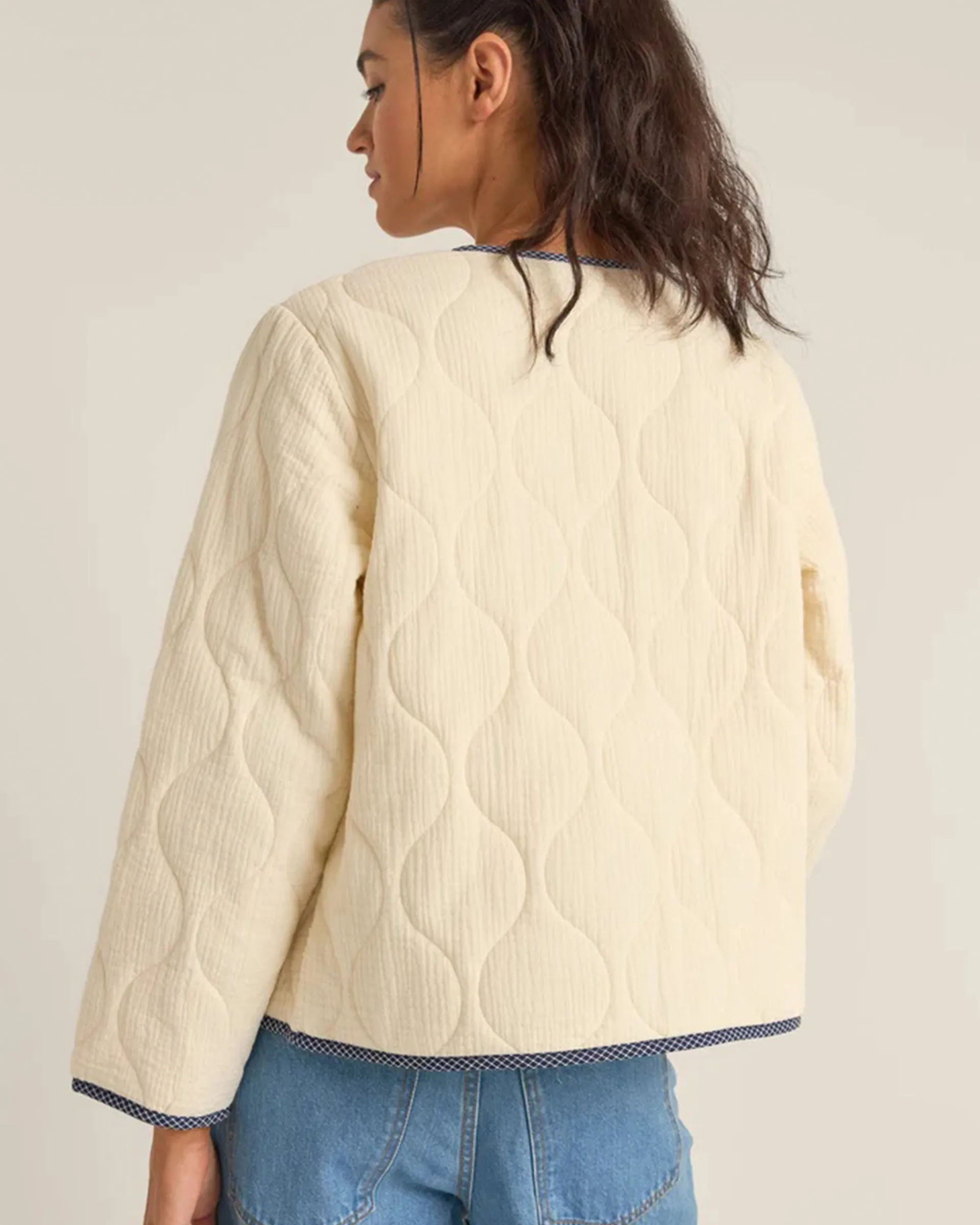 Check Quilted Jacket