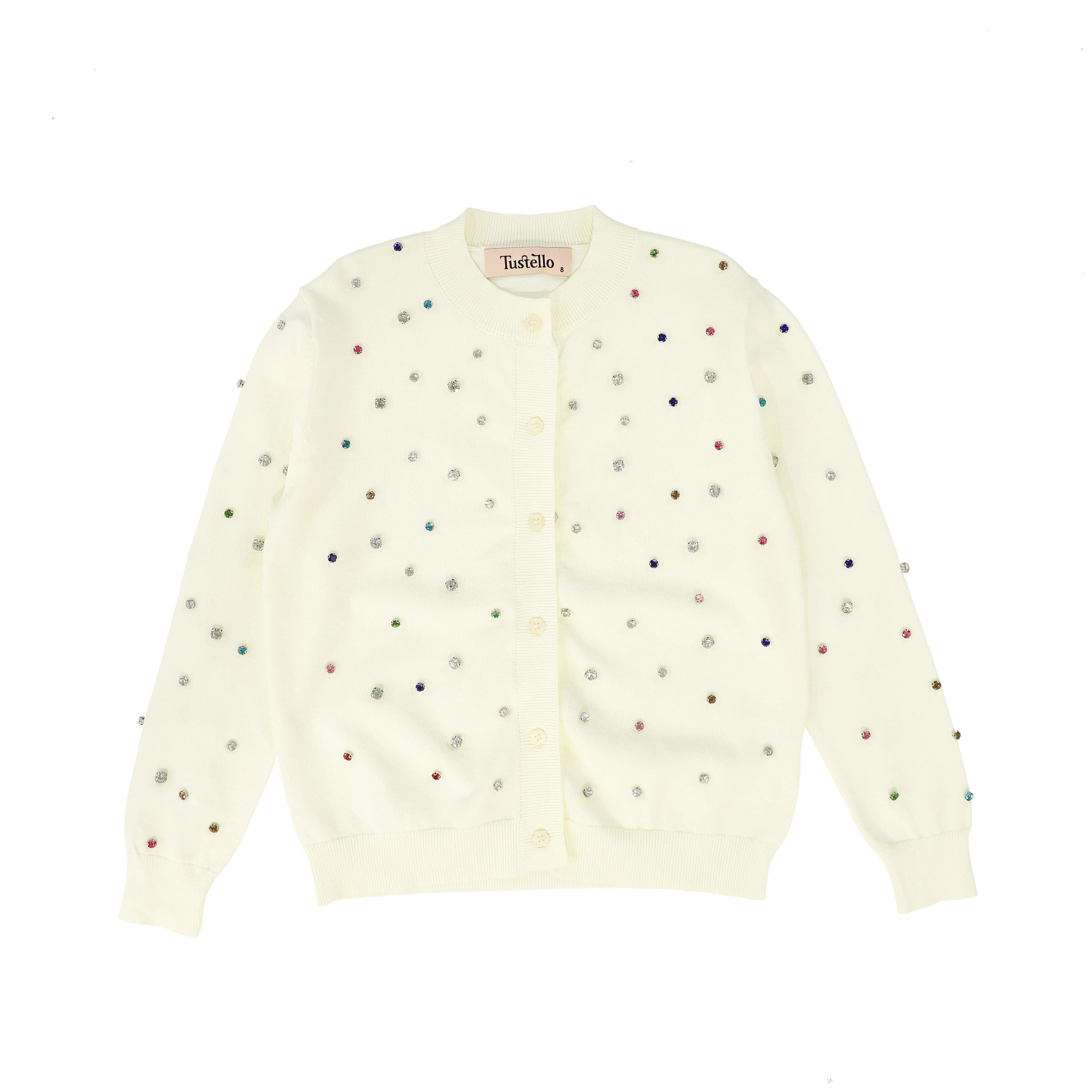 Colored Stones Knit Cardigan