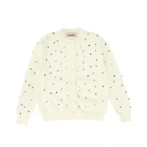 Colored Stones Knit Cardigan