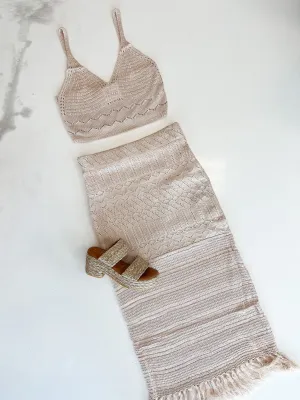 Crochet Knit Top