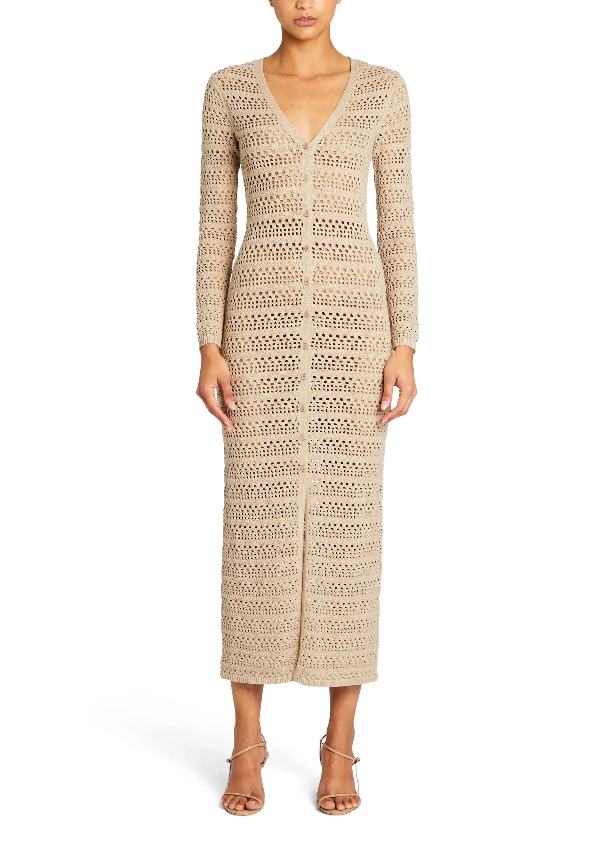 Dorothea Knit Crochet Cardigan