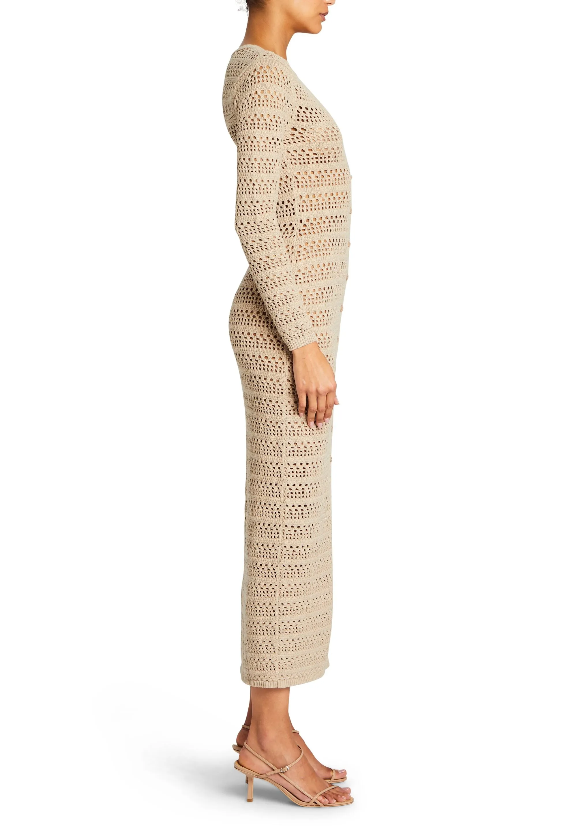 Dorothea Knit Crochet Cardigan