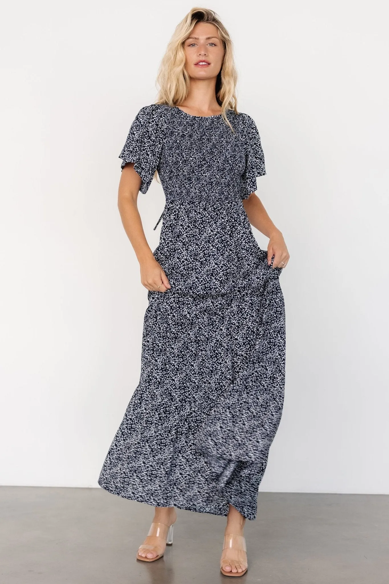 Eliza Maxi Dress | Midnight Print