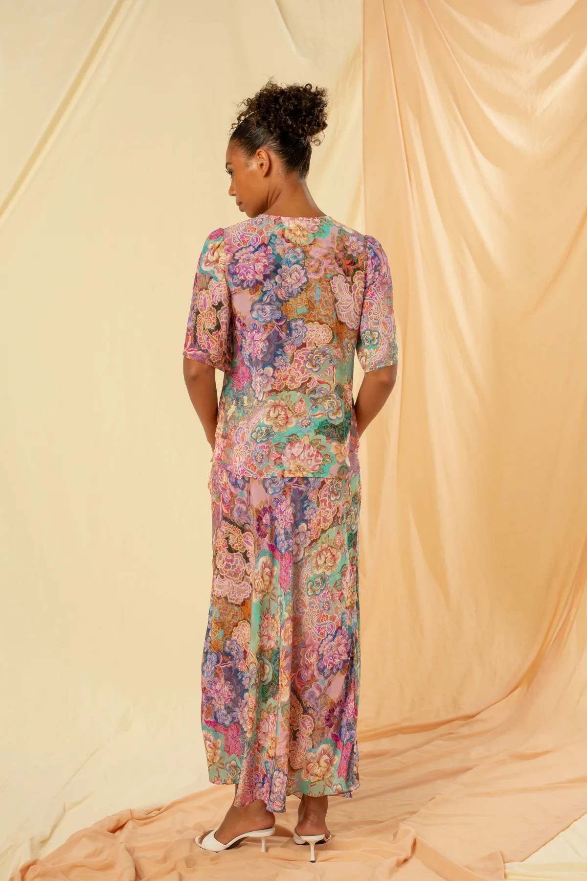 Elizabeth A-Line Maxi Skirt