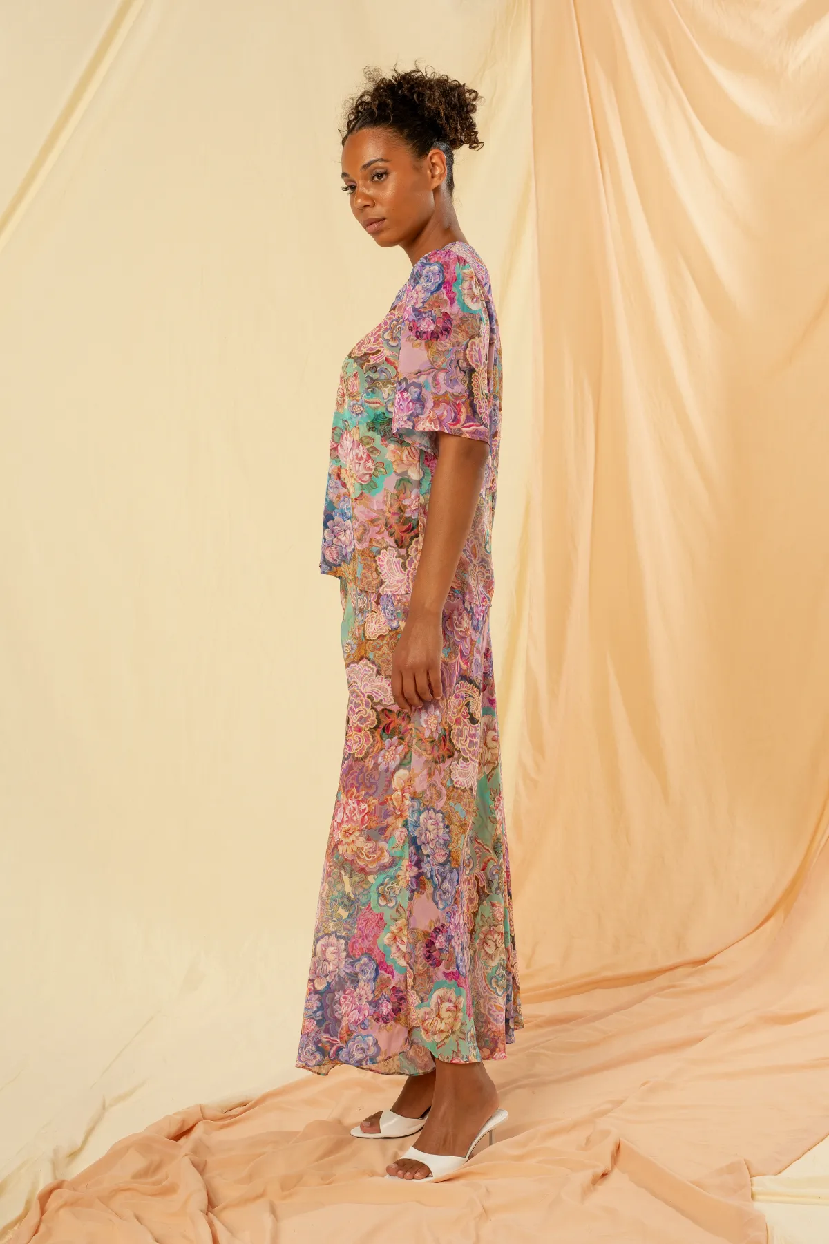 Elizabeth A-Line Maxi Skirt