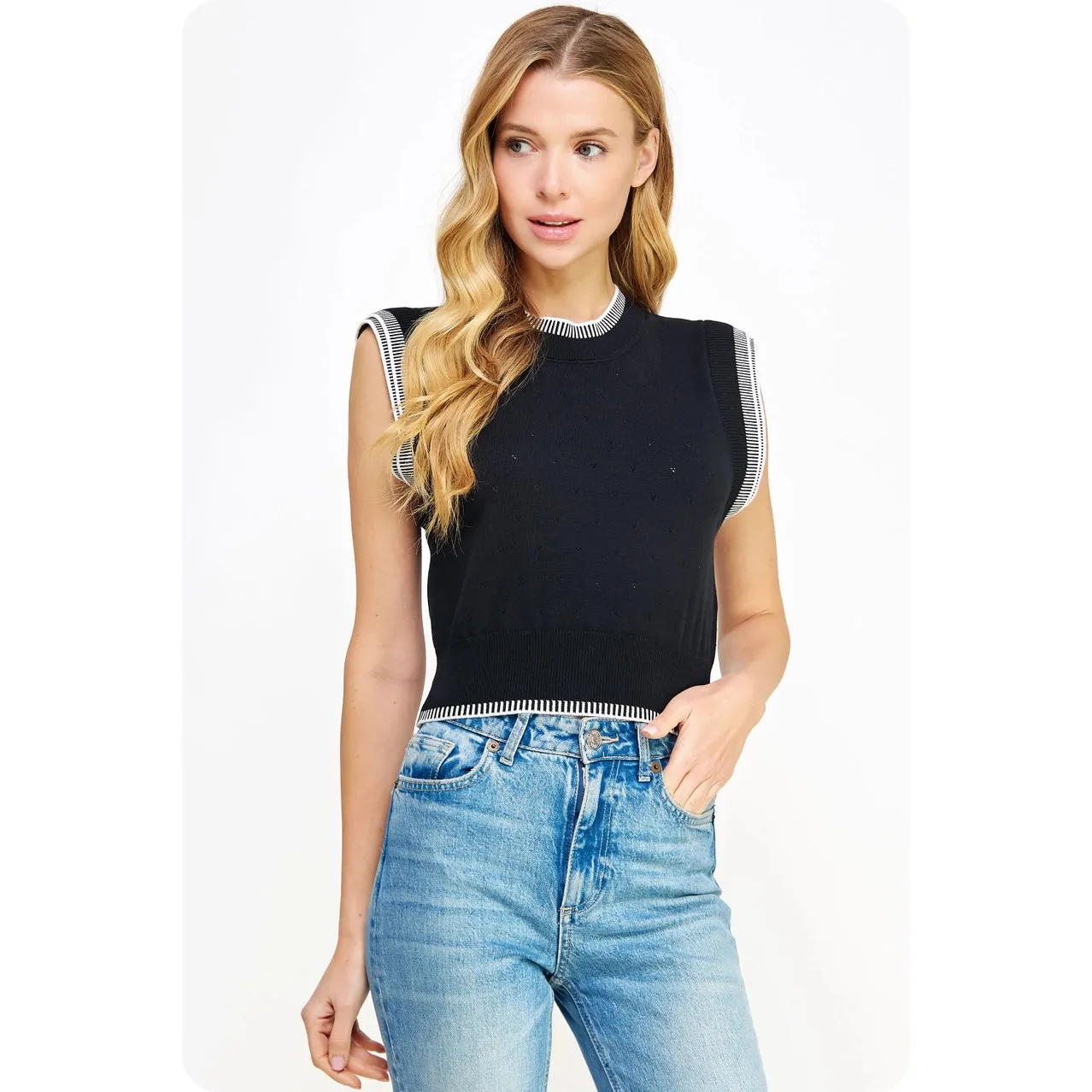 Emily Sleeveless Knit Top