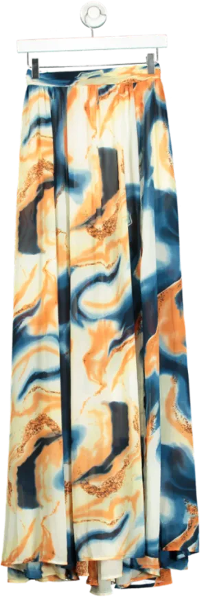 Fashion Nova Multicolour Abstract Maxi Skirt XS