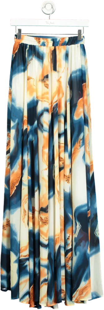 Fashion Nova Multicolour Abstract Maxi Skirt XS