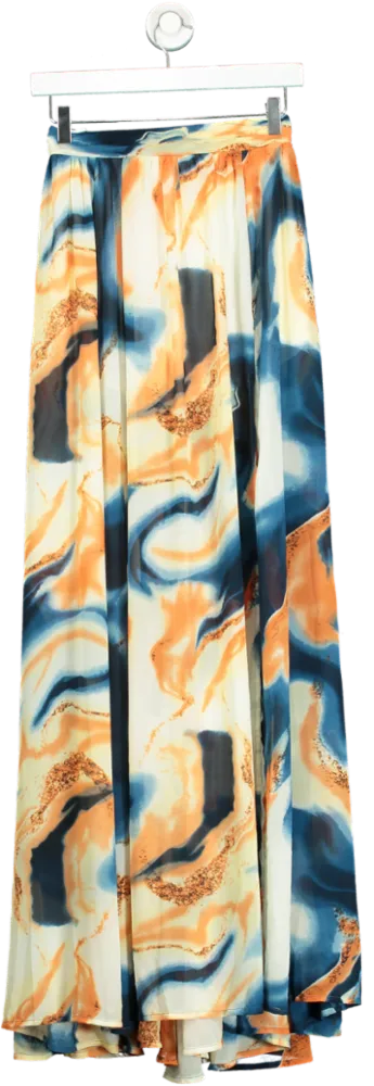 Fashion Nova Multicolour Abstract Maxi Skirt XS