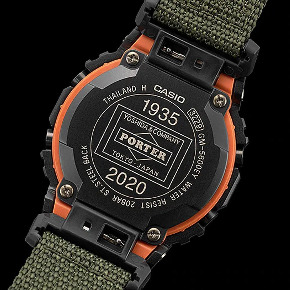 G-Shock x Porter Limited Edition GM-5600EY-1