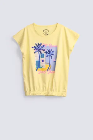 GIRLS EMBELLISHED T SHIRT
