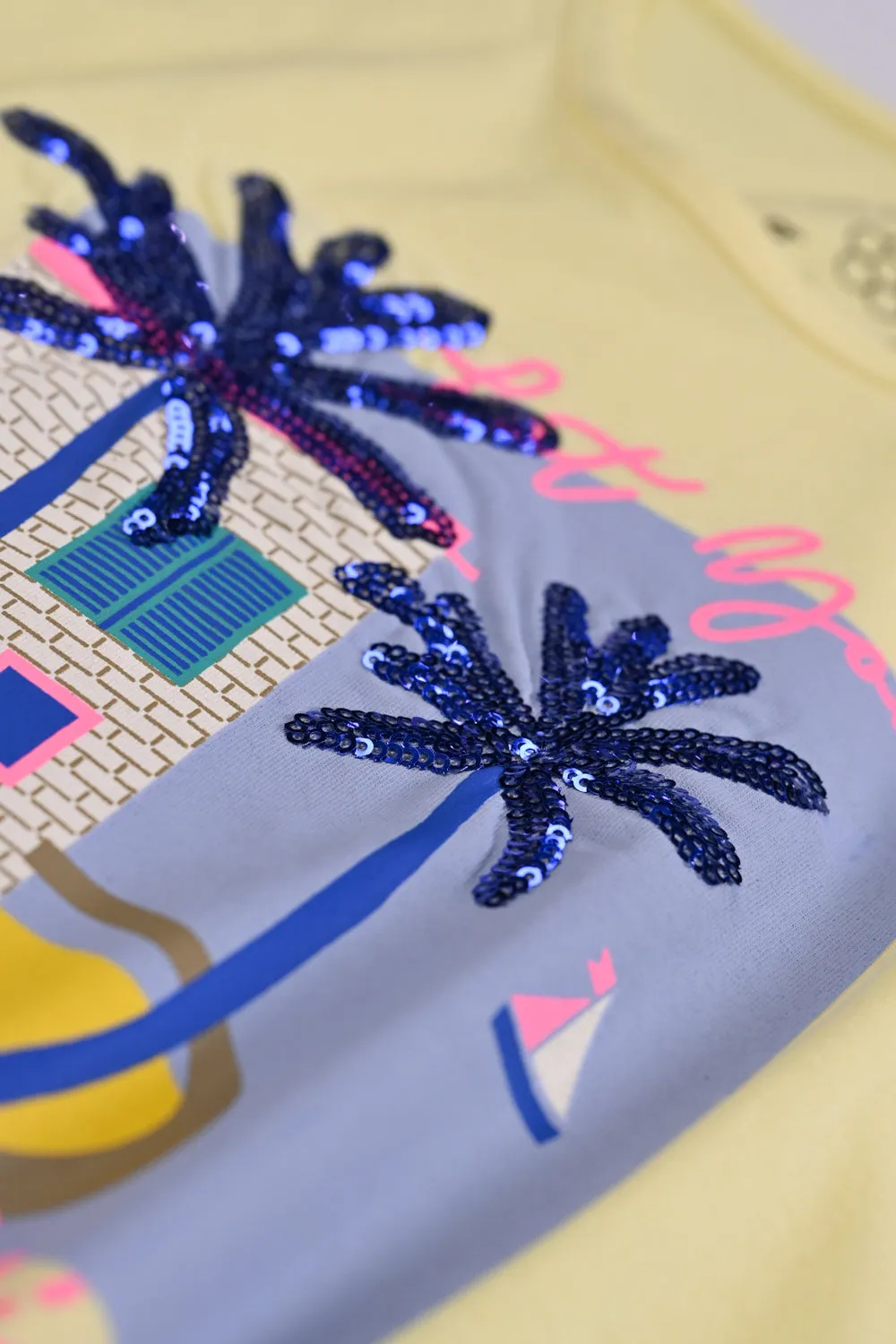 GIRLS EMBELLISHED T SHIRT
