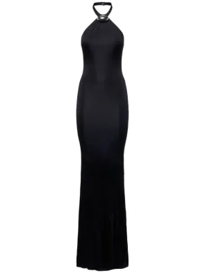 Giuseppe Di Morabito   Viscose jersey maxi mermaid gown 