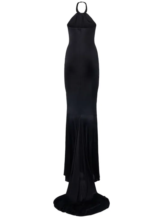 Giuseppe Di Morabito   Viscose jersey maxi mermaid gown 
