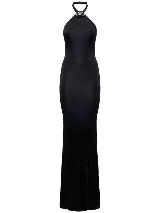 Giuseppe Di Morabito   Viscose jersey maxi mermaid gown 