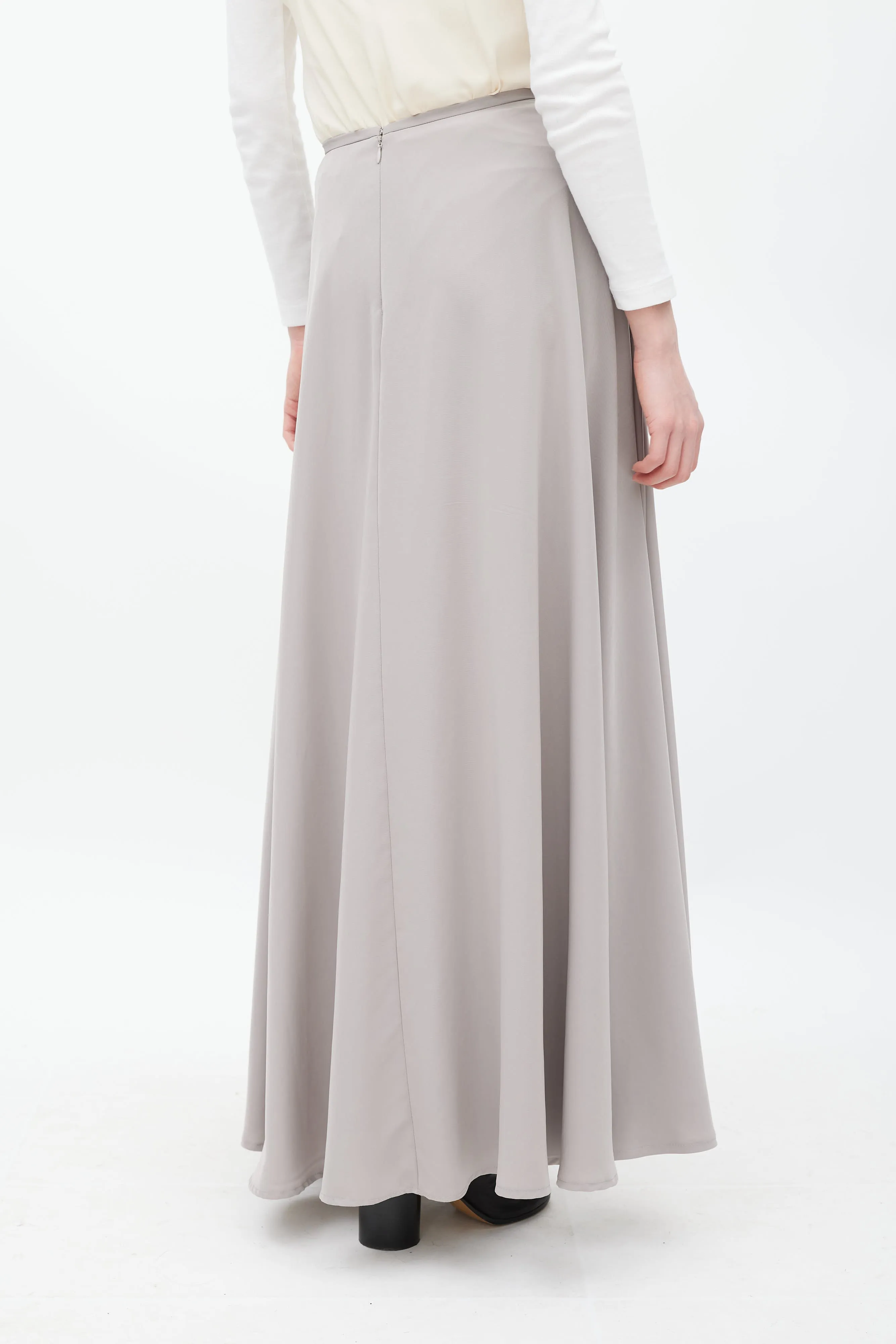 Grey Maxi Skirt