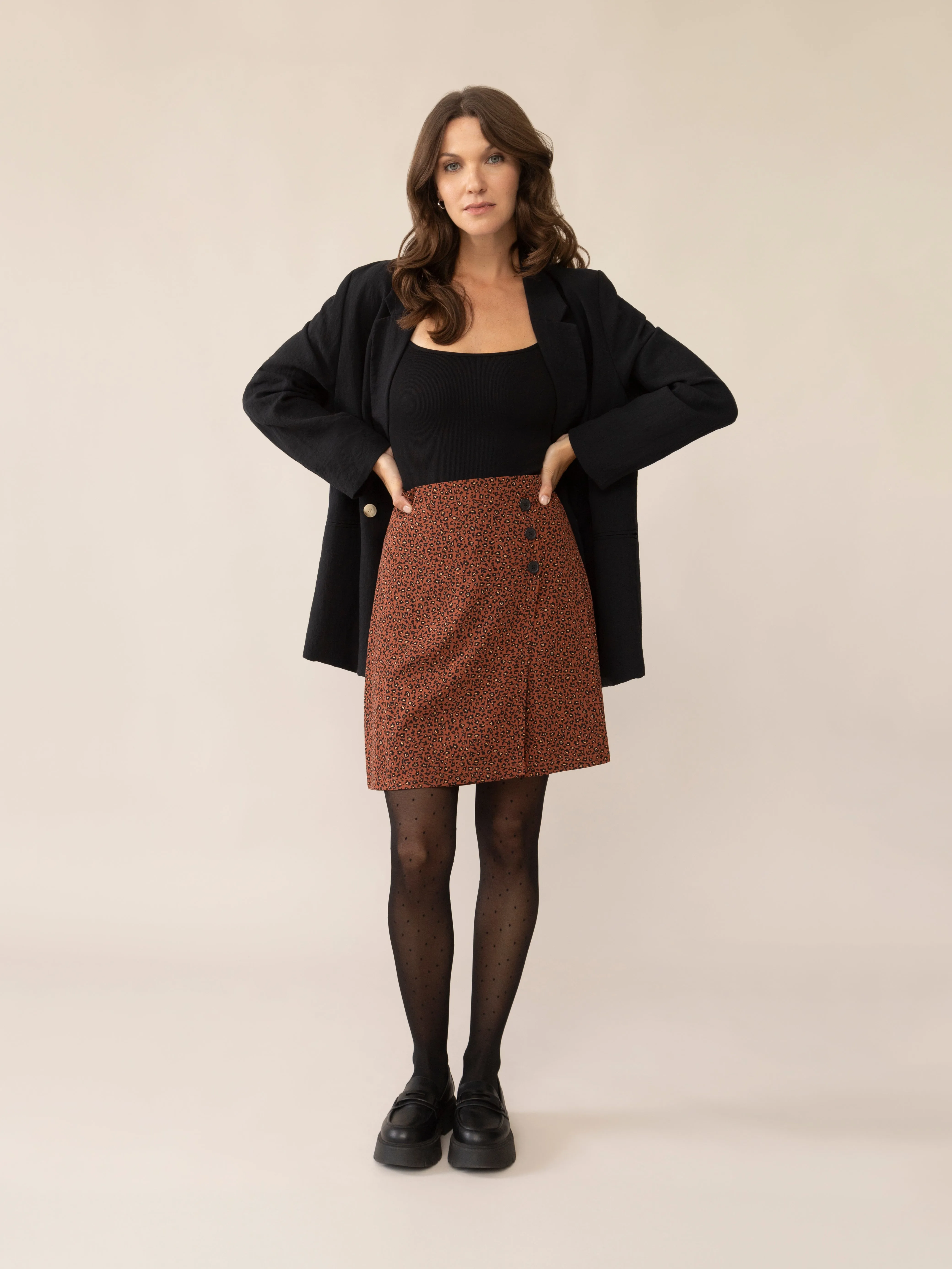 Hailey Wild Flowers Wrap Skirt