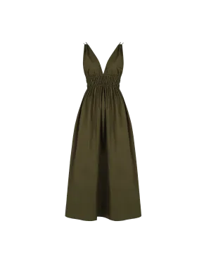 HERO MAXI DRESS OLIVE