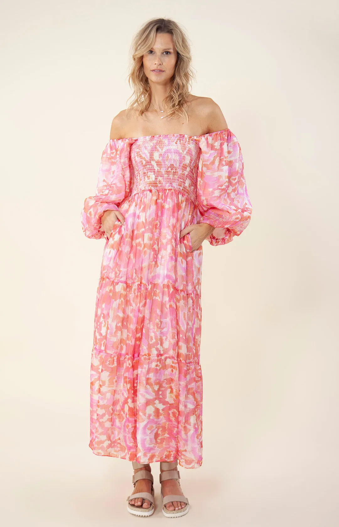 Ilona Chiffon Maxi Dress